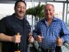 New Champagnes were showcased at the event: Dennis (Breakthru Bev.) w/ Skye Bar owner Roger.